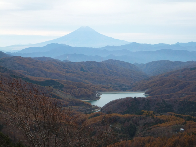 Mt. Fuji view from Mt. Daibosatsu