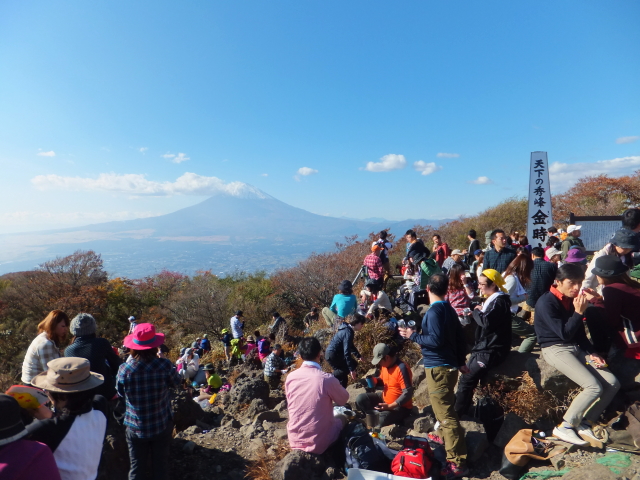 Mt. Fuji view from Mt. Kintoki